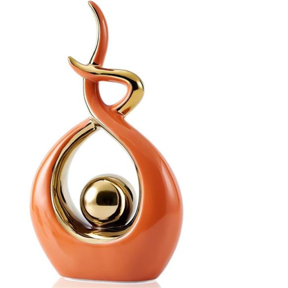 Modern Abstract Art Ceramic Statue, Decoration for Living Room, Coffee Table